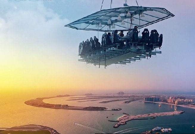 Lunch or Dinner in the Sky starting from only AED 719