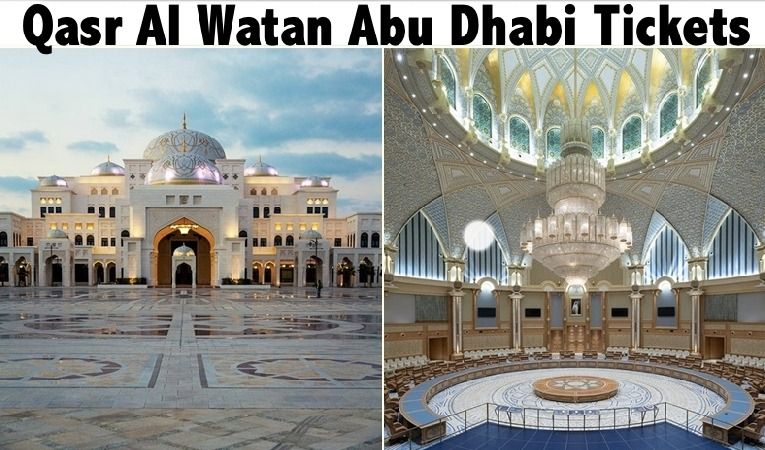 Qasr Al Watan AUH - Palace & Garden Tickets - Child (AED30), Adult (AED45)