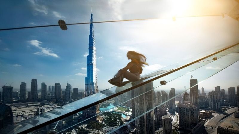 Sky Views Dubai (Address Sky View Hotel) - The Observatory. Edge Walk Option Available