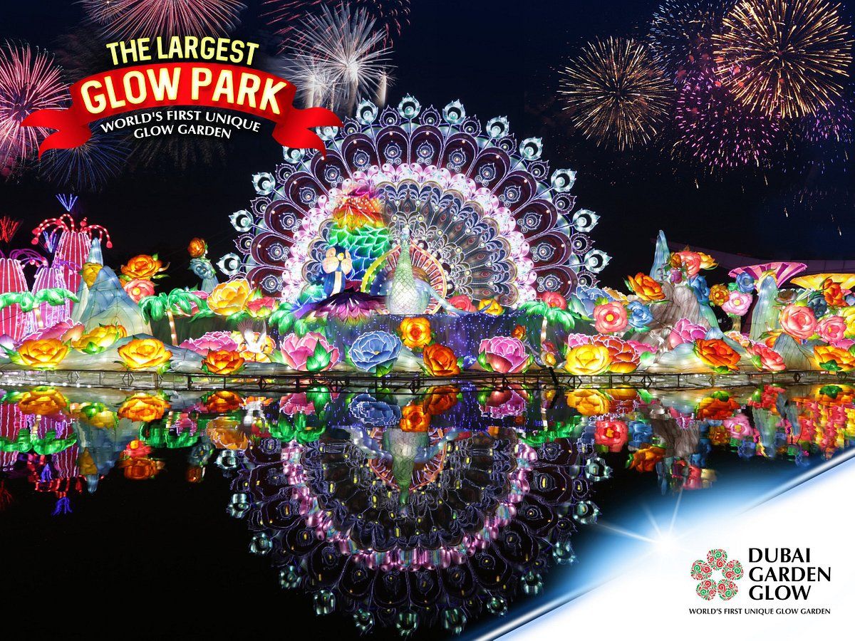 Dubai Garden Glow Tickets - Options with Dinosaur Park and Magical Park Available