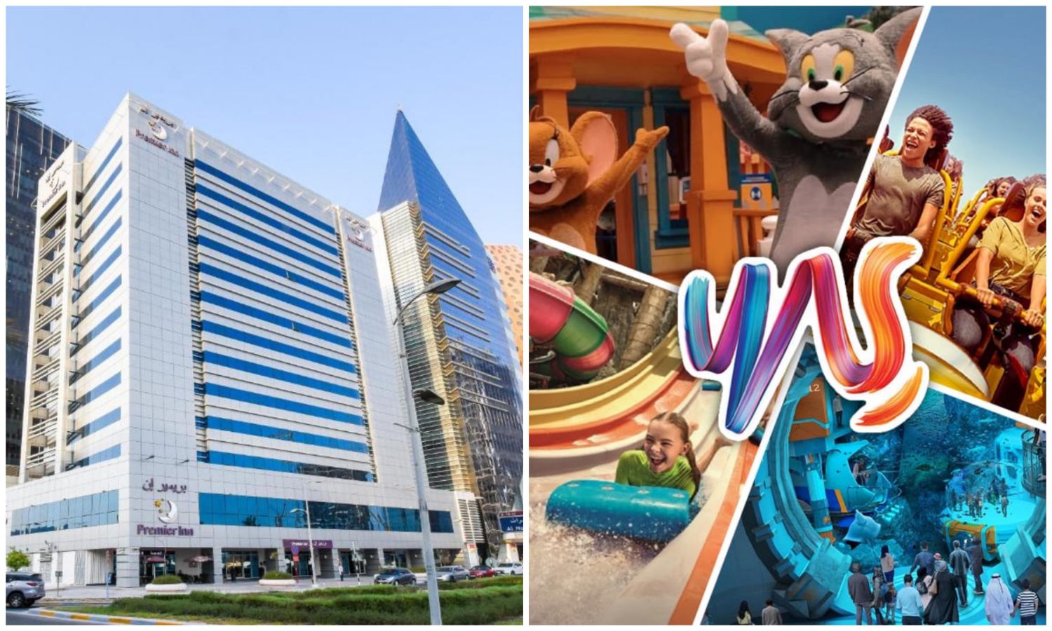 Staycation - Premier Inn Abu Dhabi Capital Centre - 1 Night Stay with 2 Days Unlimited Yas Theme Parks Access