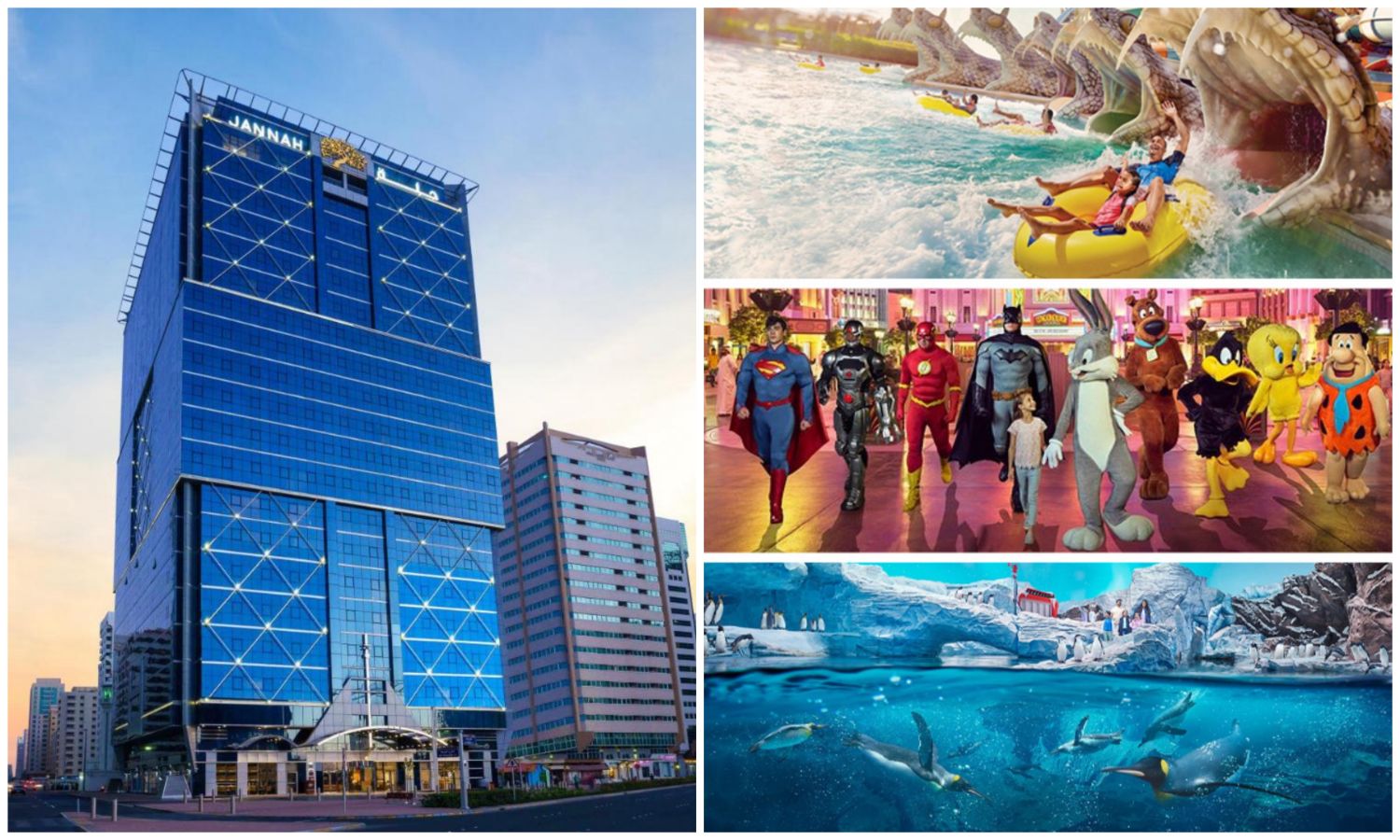 Staycation - 5* Jannah Burj Al Sarab, Abu Dhabi - 1 Night Stay with 2 Days UnlimitedYas Parks
