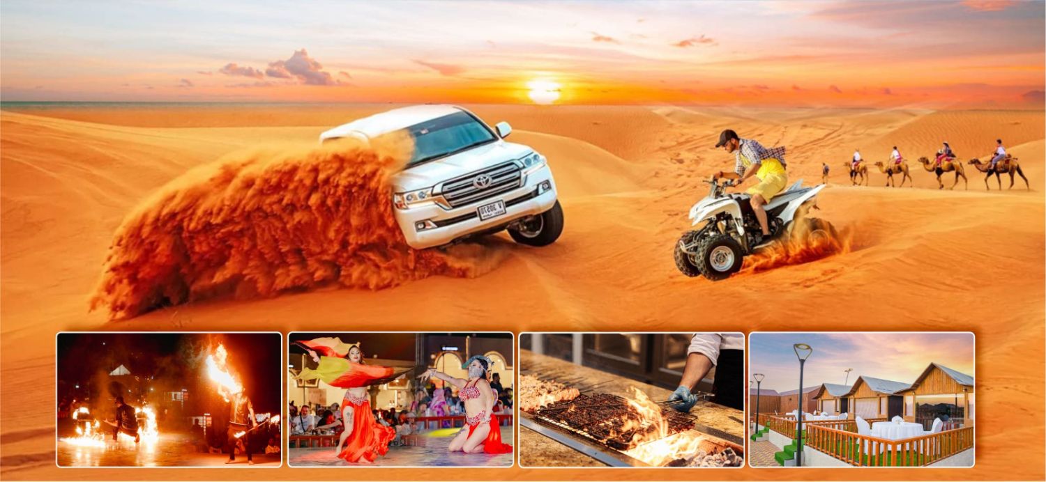 Red Dunes Premium OR VIP Lahbab Desert Safari Packages with Home Pick & Drop