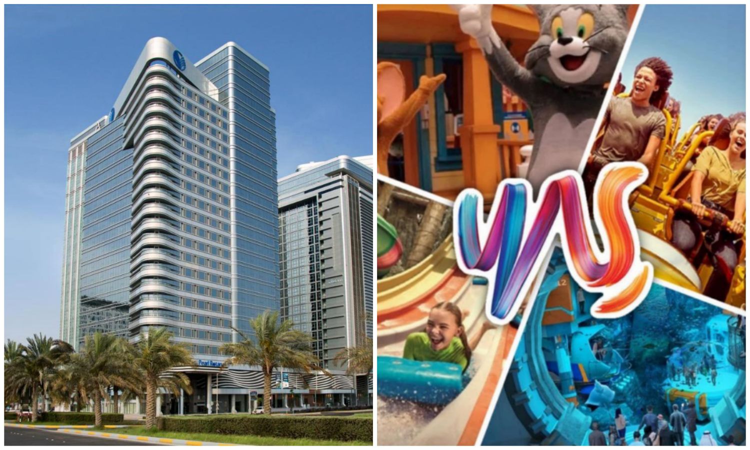 Staycation - Pearl Rotana Capital Centre, Abu Dhabi - 1 Night Stay with 2 Yas Parks Access