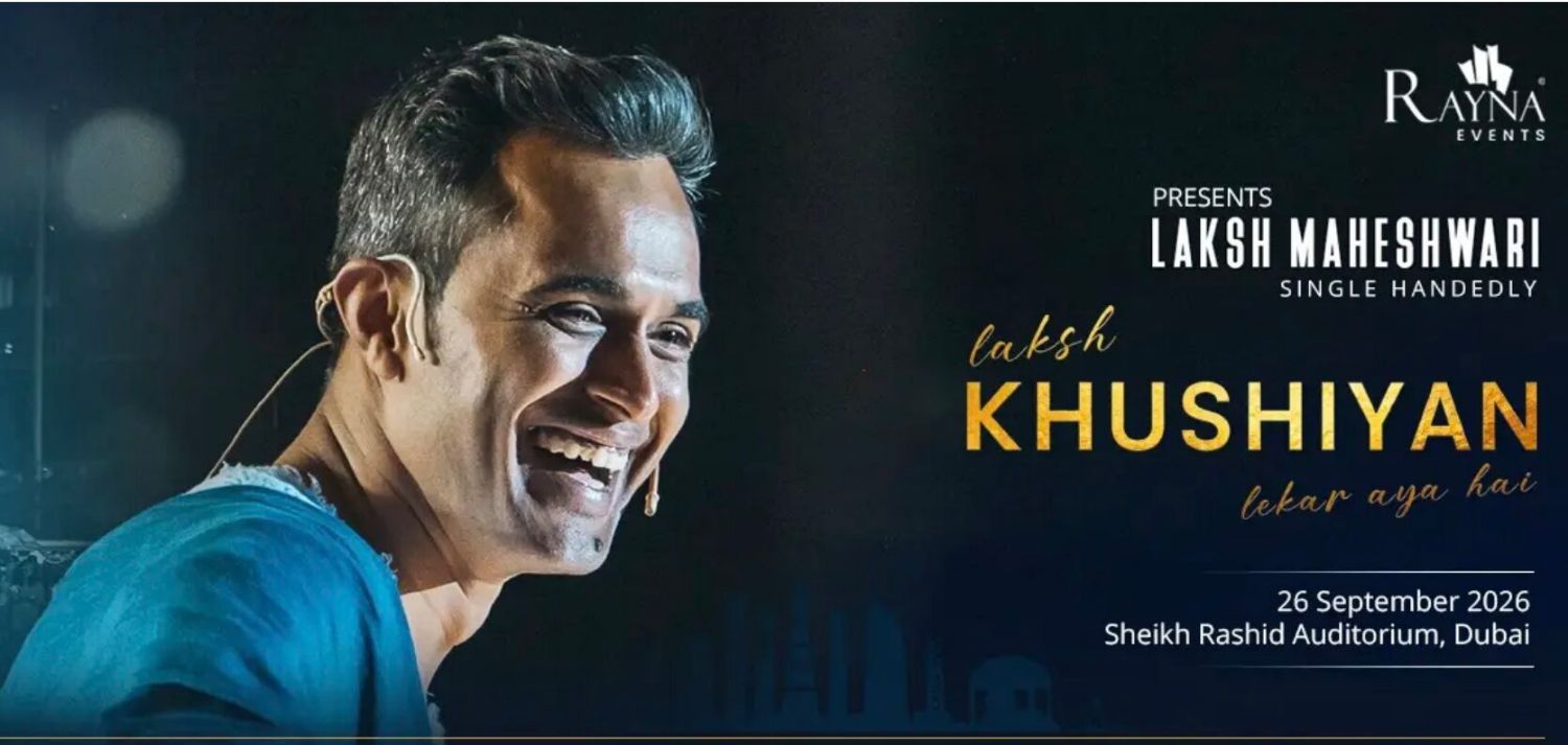 KHUSHIYAN: A Live Storytelling Experience Featuring Laksh Maheshwari in Dubai